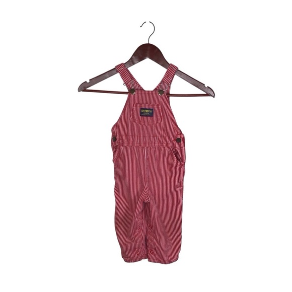 Vintage Oshkosh B’Gosh Red Stripe Overalls. - Picture 1 of 6